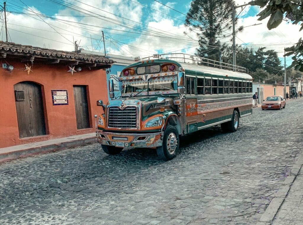 Chicken Bus Guatemala