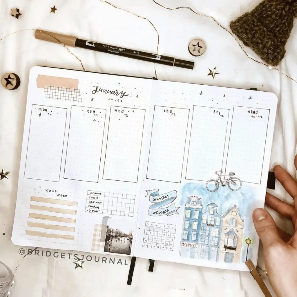 37 Beautiful January Bullet Journal Ideas to Inspire You (2022)